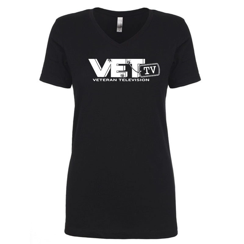 VET Tv Logo V-Neck