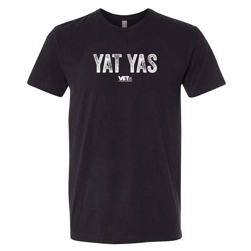 VET Tv MOS Yat Yas Next Level Unisex Black Military Style T-Shirt