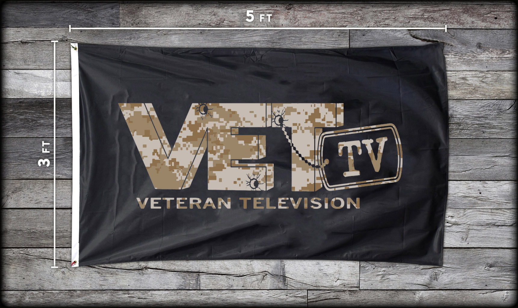 VET Tv MARPAT Logo Flag