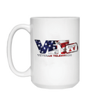 American Flag VET Tv Logo Mug